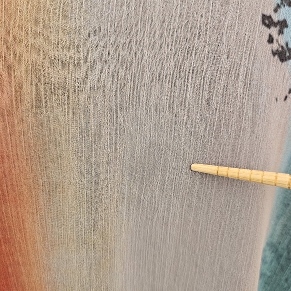 Mushka by Sienna Rose Duster 1X Plus Size Sunset Print Lightweight Art To Wear - Picture 9 of 15